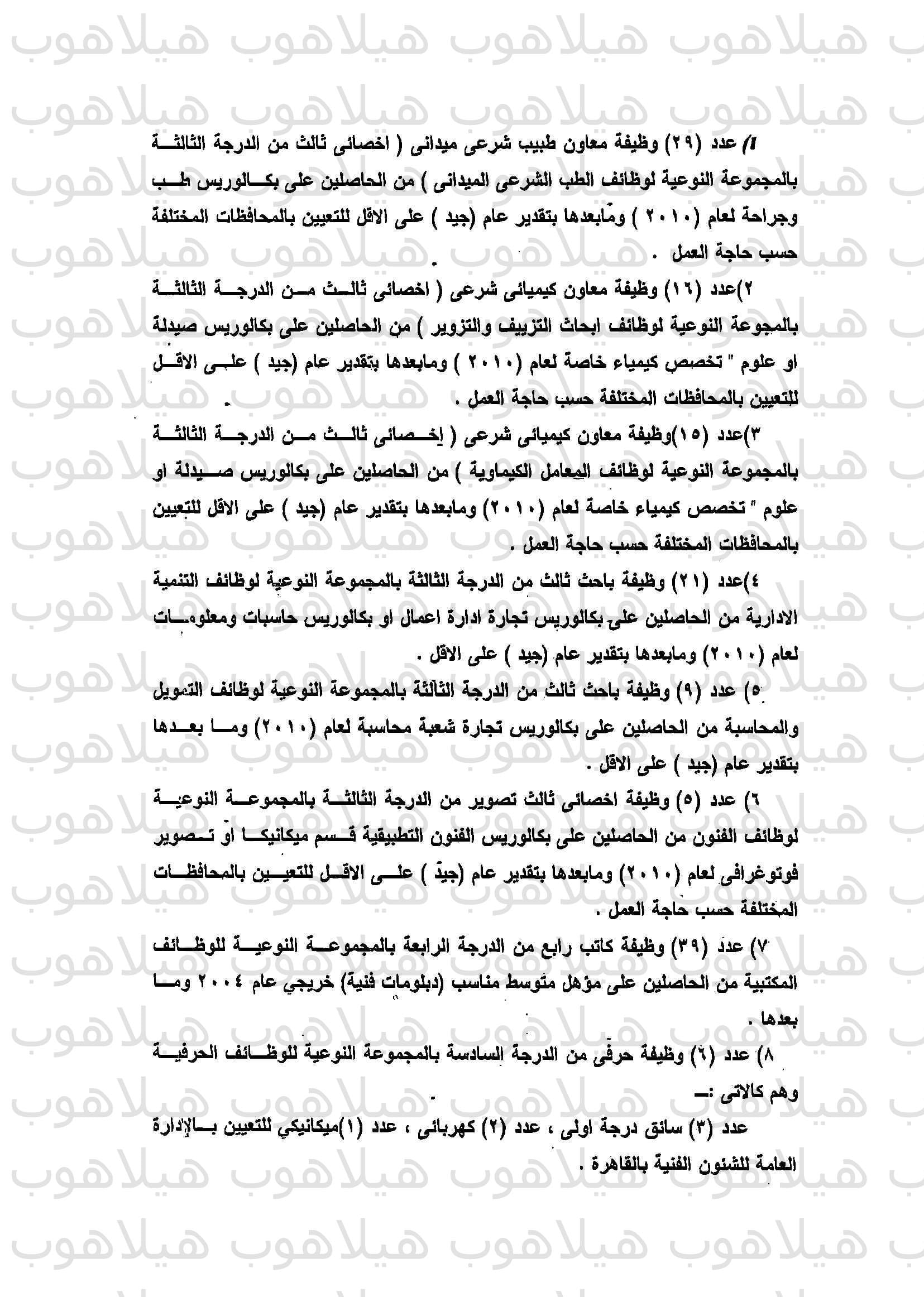 وظائف وزارة العدل الطب الشرعى (3)