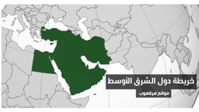 خريطة اكبر دولة فى الشرق الأوسط