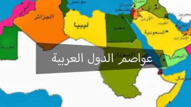 عواصم الدول العربية