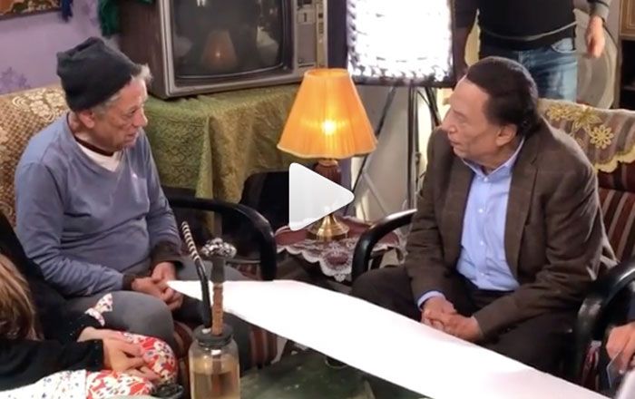 مشهد من مسلسل فلانتينو عادل امام